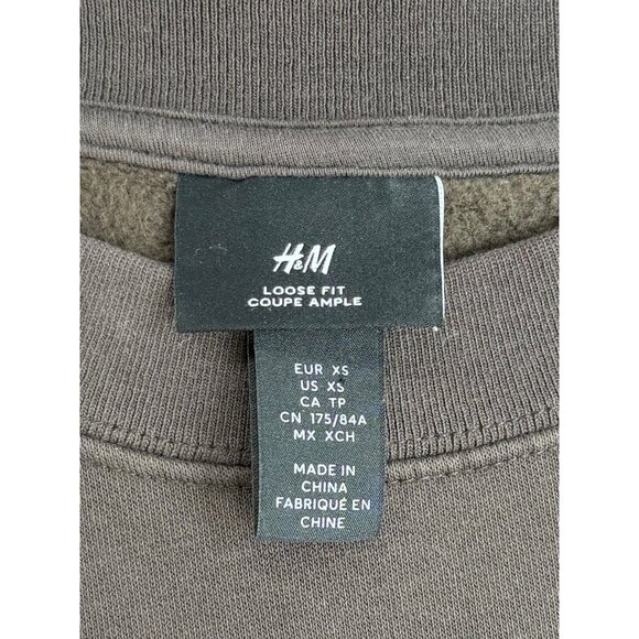H&M Brown Beverly Hills Crewneck Graphic Pullover Sweatshirt | Gunge Streetwear - Picture 12 of 13